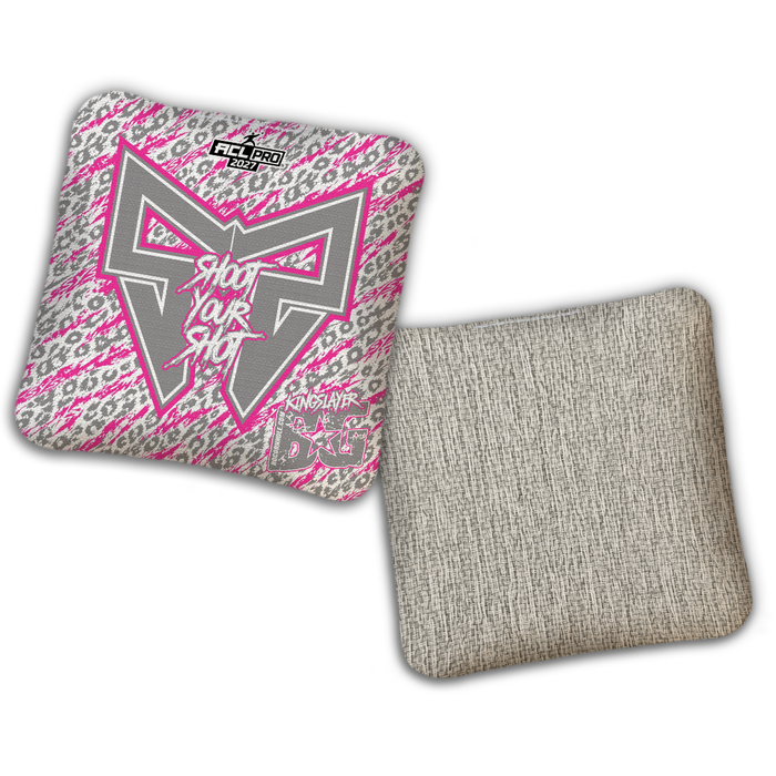 2026 BG Multiple Bag Models "Shoot Your Shot” Collab - ACL Pro Stamped Cornhole Bags - SET OF 4 BAGS