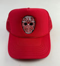 jason camo hat red