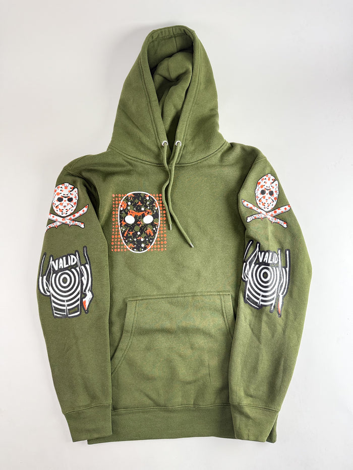 jason camo hoodie green/orange