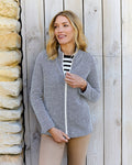 Amalia Cotton Mix  Zip Through Jacket