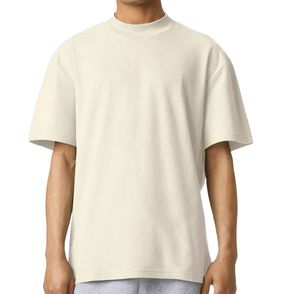 American Apparel Pique Mockneck Tee