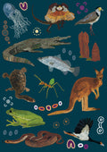 Animal Print – Aboriginal Art Print