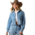 Ariat Women's Western Cropped Denim Shirt