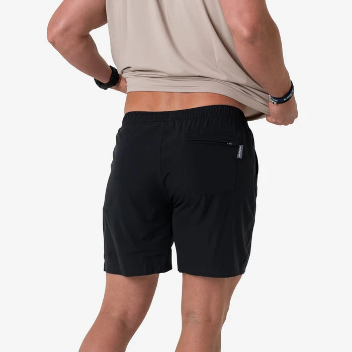 Athletic Short - Heather Black - Retro Duck Camo Liner