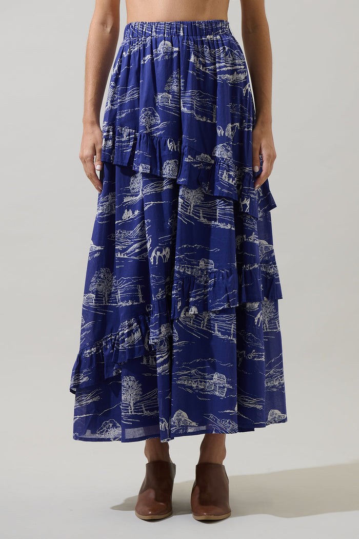 Avon Town Himan Midi Skirt