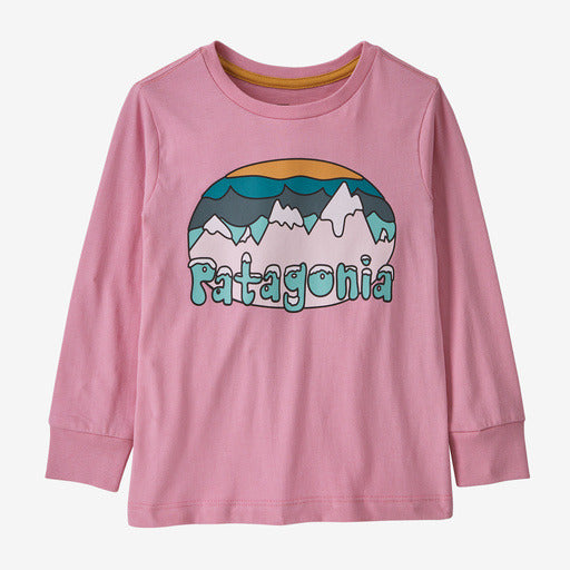Baby Long-Sleeved Regenerative Organic Certified™ Cotton Fitz Roy Flurries T-Shirt