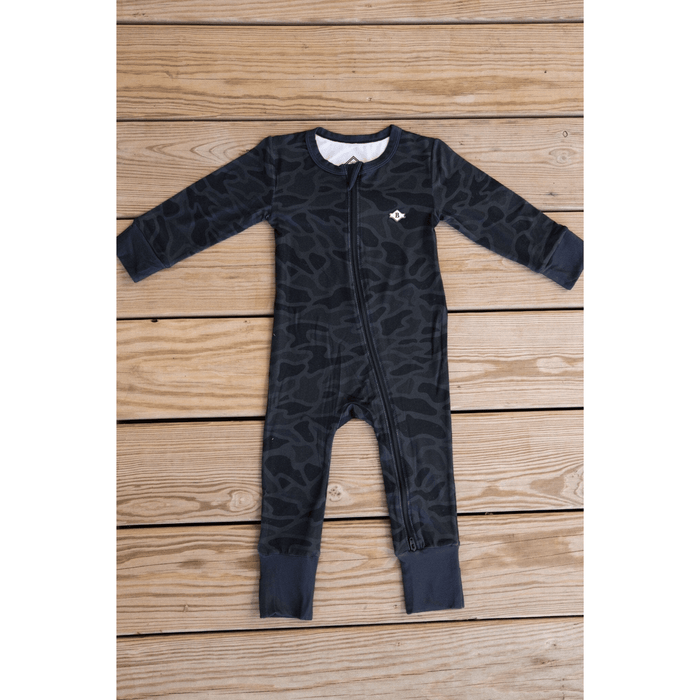 Baby Zip Up - Black Camo