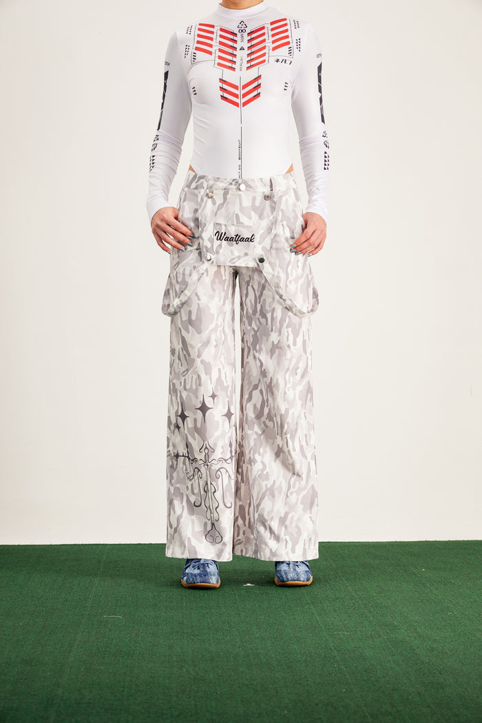 Baltazar Deconstruct Camouflage Print Pants