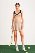 Barak Plunge Bodycon Skirt Set