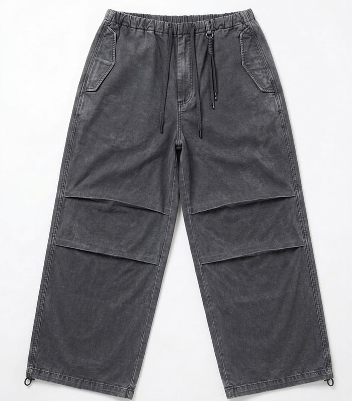 Batik Paratrooper pants in grey | CRUX