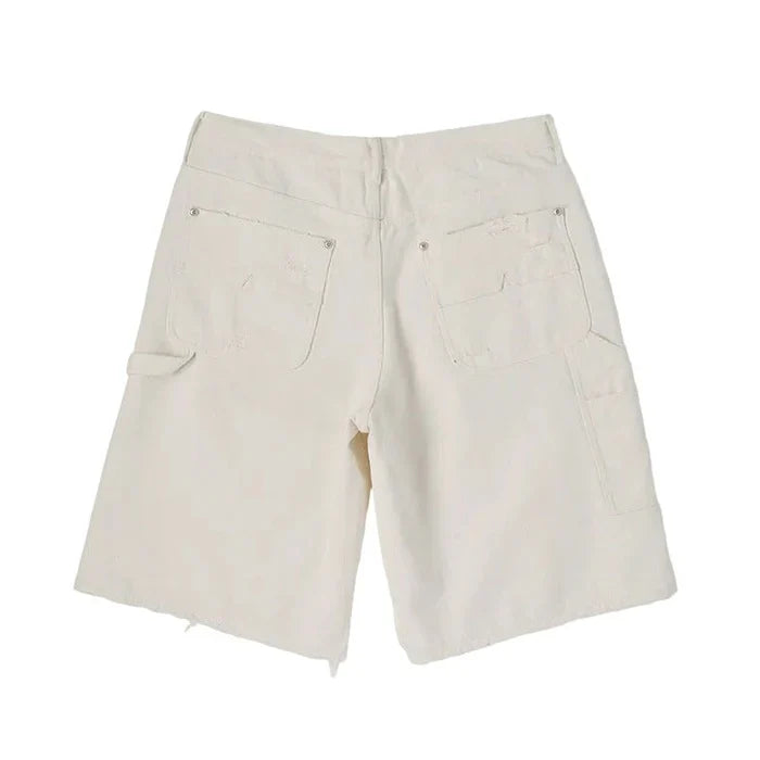 BLDG4 - Antique Villa Shorts - White