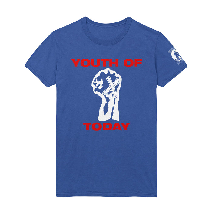 the youth of today Break Down The Walls - Royal Blue T-Shirt front