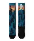 Bright Night Knee High Compression Socks - Unisex