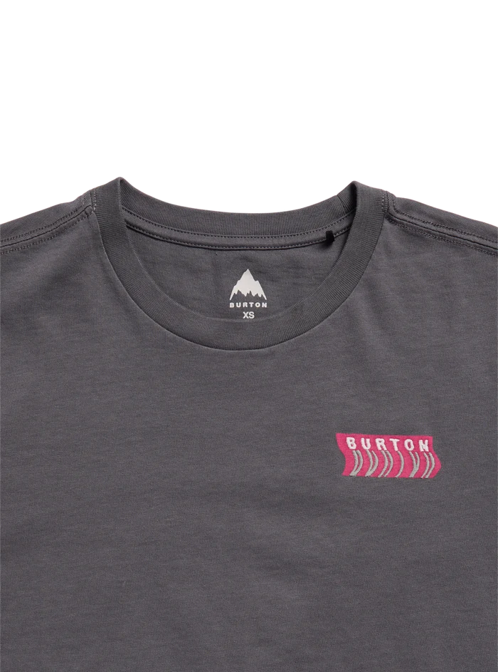Product image of Burton Throwback 1992 Short Sleeve T-Shirt[Variant:Gotham Gray]