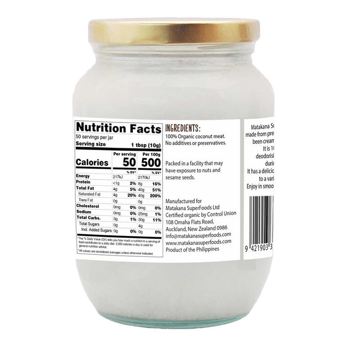 Matakana Superfoods Coconut Butter Organic_2