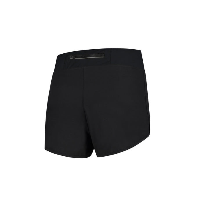 Rogelli Core korte hardloopbroek losse pasvorm dames zwart achterkant.