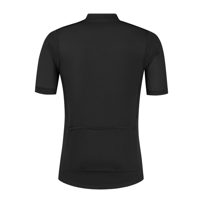 Rogelli Core fietsshirt heren zwart korte mouw achterkant.