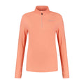 Rogelli Core hardlooptop lange mouw dames koraal voorkant.