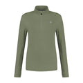 Rogelli Core hardlooptop lange mouw dames groen voorkant.