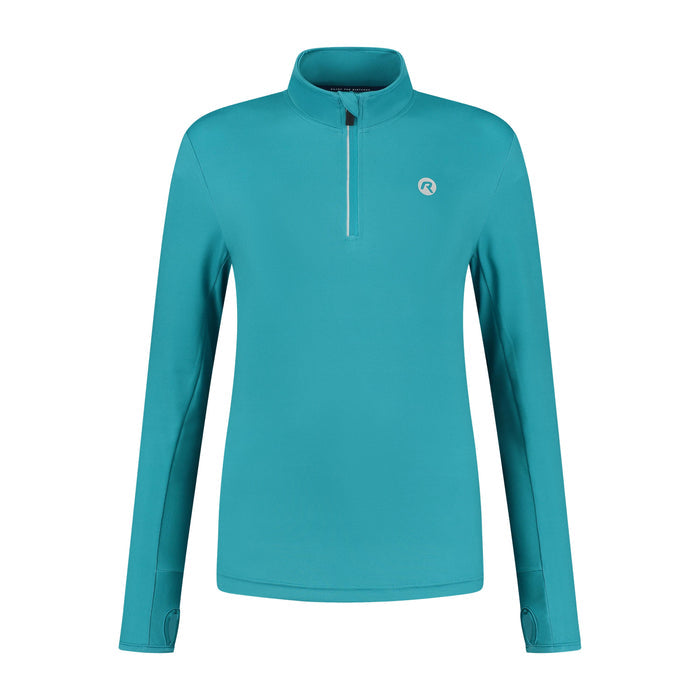 Rogelli Core hardlooptop lange mouw dames blauw voorkant.