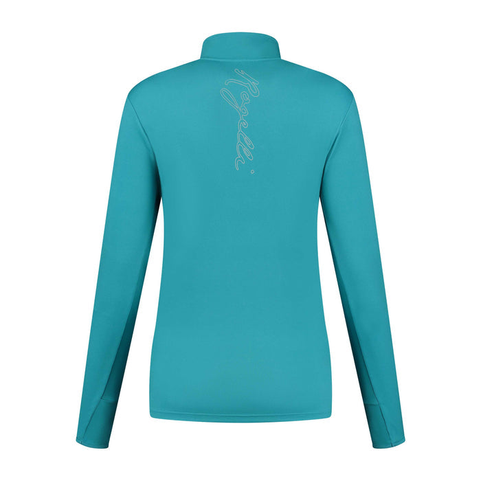 Rogelli Core hardlooptop lange mouw dames blauw achterkant.