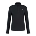 Rogelli Core hardlooptop lange mouw dames zwart voorkant.