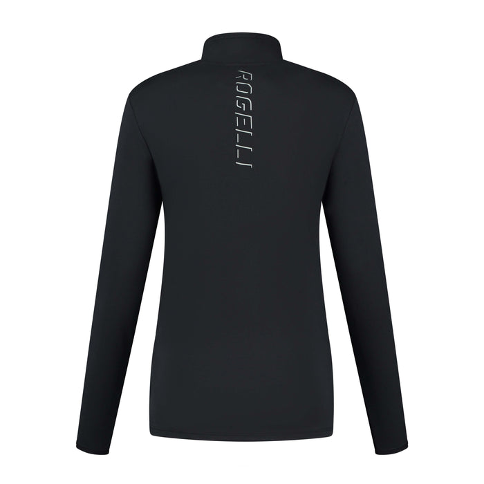 Rogelli Core hardlooptop lange mouw dames zwart achterkant.