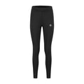 Rogelli Core lange gevoerde hardloopbroek dames zwart voorkant.