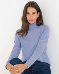 Cotton Turtle Neck Tops - Dahlia - The Classic Boutique