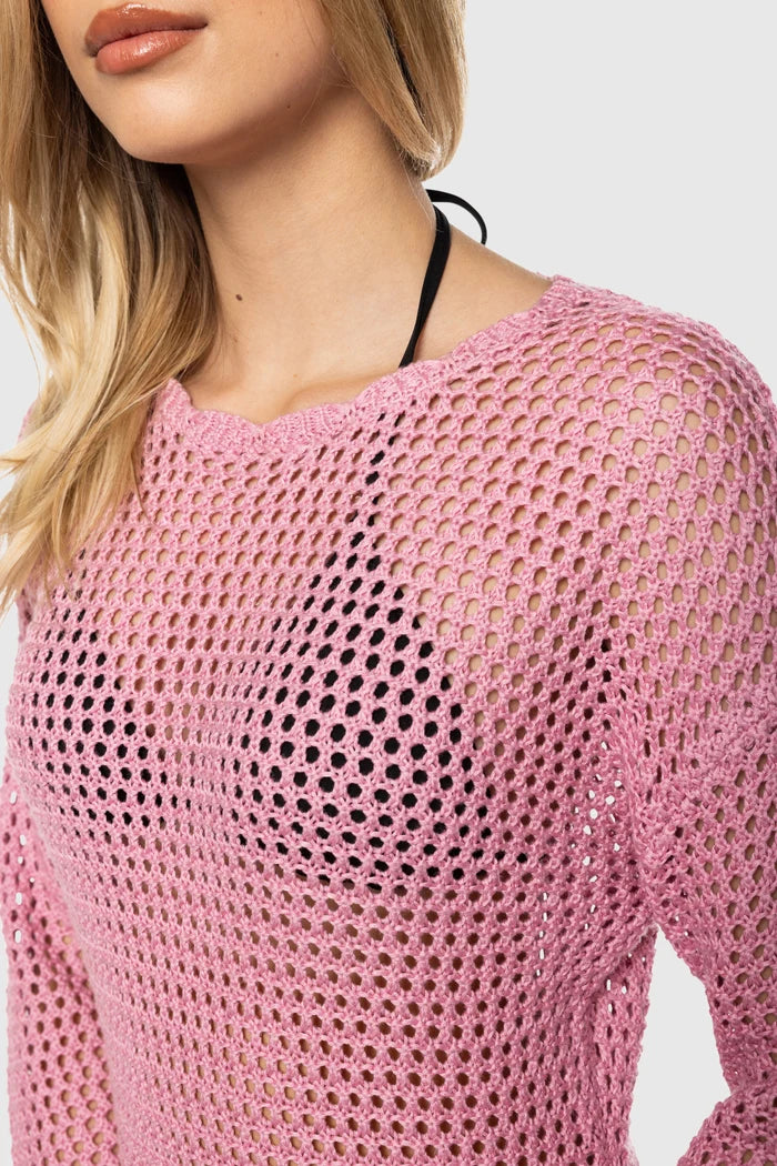 Crochet Swim Cover Up Swim & Cover Ups - Back