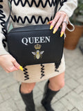 CROSSBODY BAG - Queen Bee (Black) - Intimate Whispers