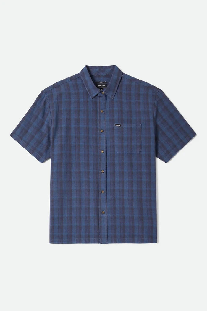 Cru Linen Plaid SS Shirt - Men's
