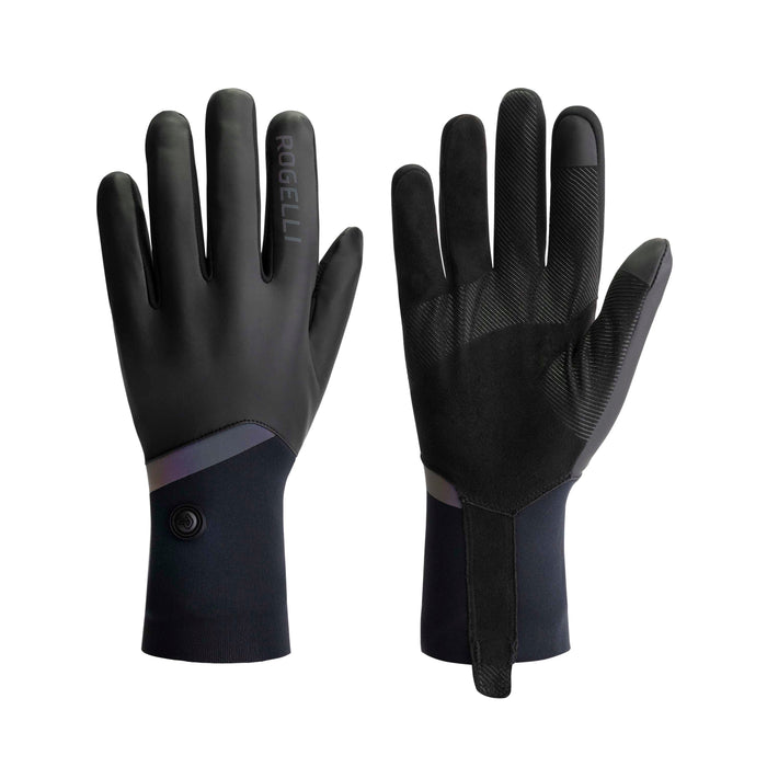 Rogelli Distance fietshandschoenen winter heren zwart.