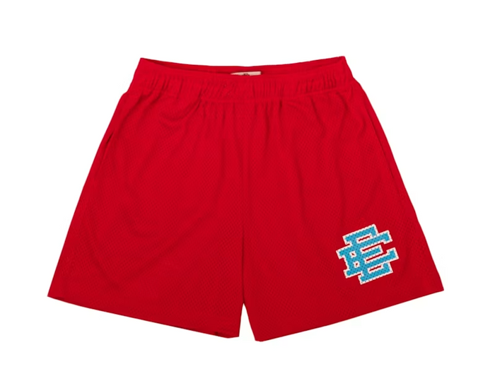 EE Shorts - Red/Aqua