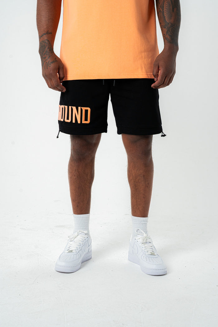 EMPIRE TEE- (ORANGE/WHITE)