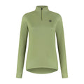 Rogelli Essential hardlooptop lange mouw dames sage voorkant.