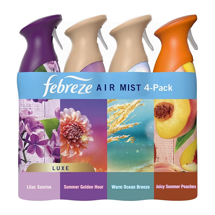 Febreze Air Freshener Spray Spring Scent Mix - 8.1 oz - 4 ct