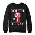 youth of today Fist - Black Crewneck