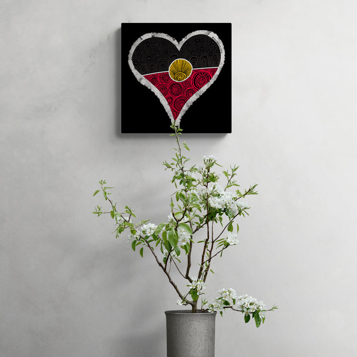 Flag Love – Aboriginal Art Print