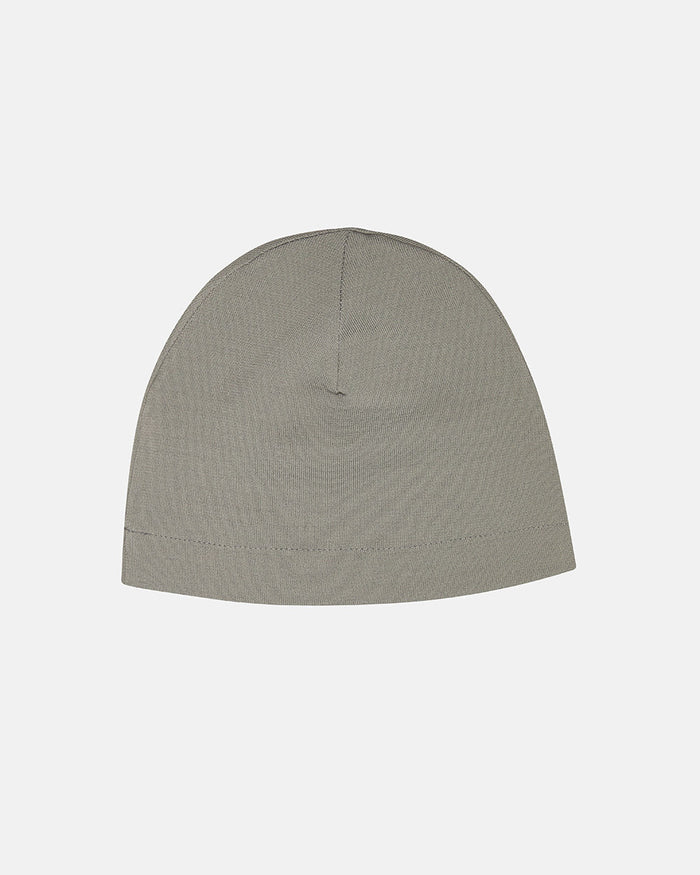 FLASH BEANIE GREY - grey beanie, back view - Cold Culture