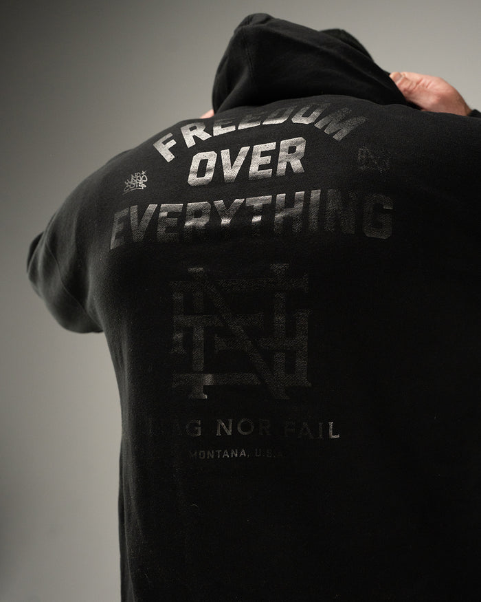 FREEDOM HOODIE - BLACK