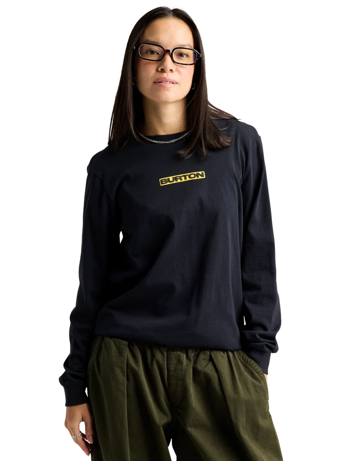 Product image of From Burton to the World Long Sleeve T-Shirt[Variant:True Black]