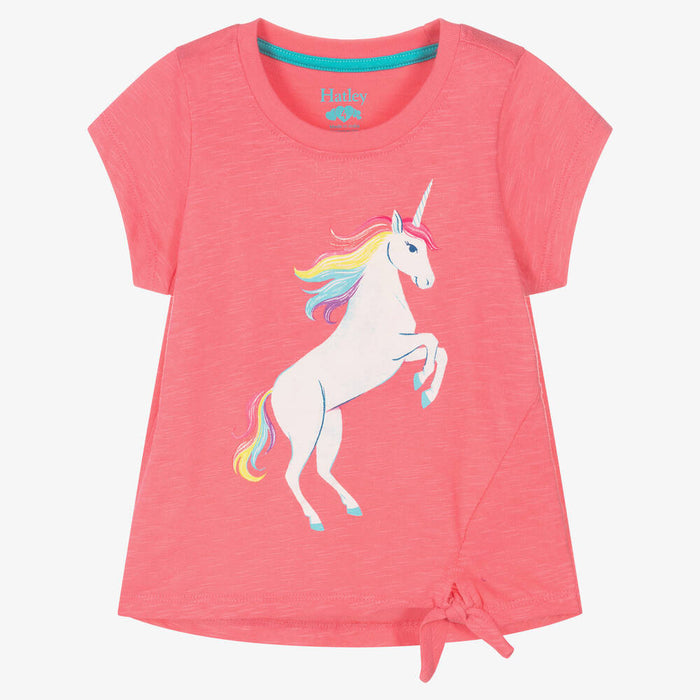 Galloping Unicorn Tie Front Tee