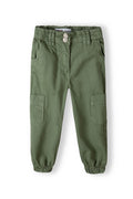 Cargo Trousers, Khaki, Elasticated Waist - 2