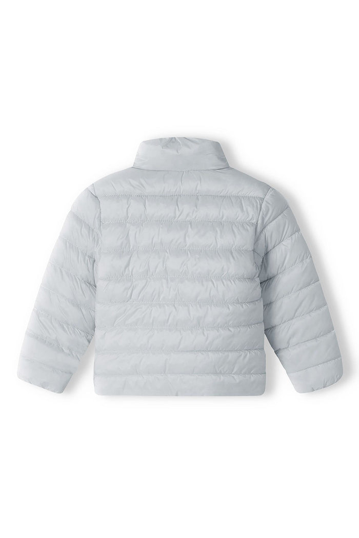 Quilted Puffer Jacket, Silver, Lightweight - 4