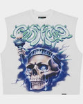 Godspeed- Liberty Tears Sleeveless - White