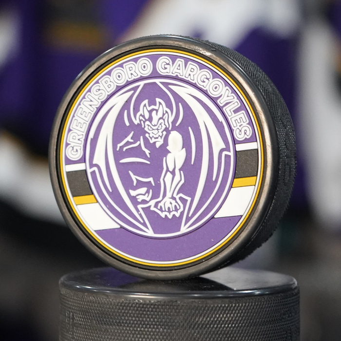 Greensboro Gargoyles Glow in the Dark Puck