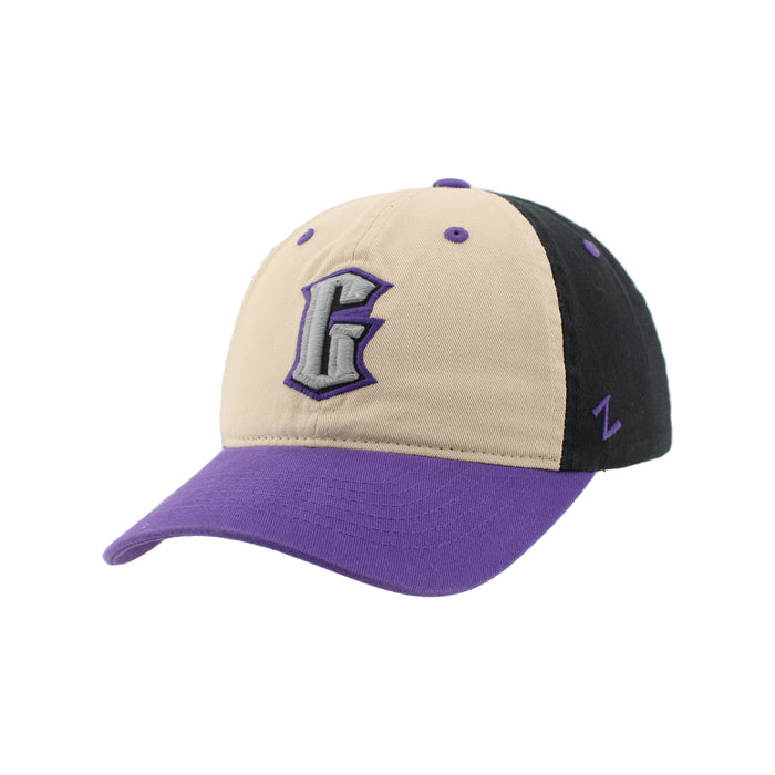 Greensboro Gargoyles Scholarship Blk/Dk Stone/Purple Hat