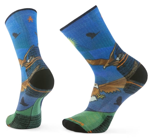 Hike Eagle Print Crew - Unisex