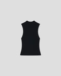 Jelani - Turtleneck vest - Black